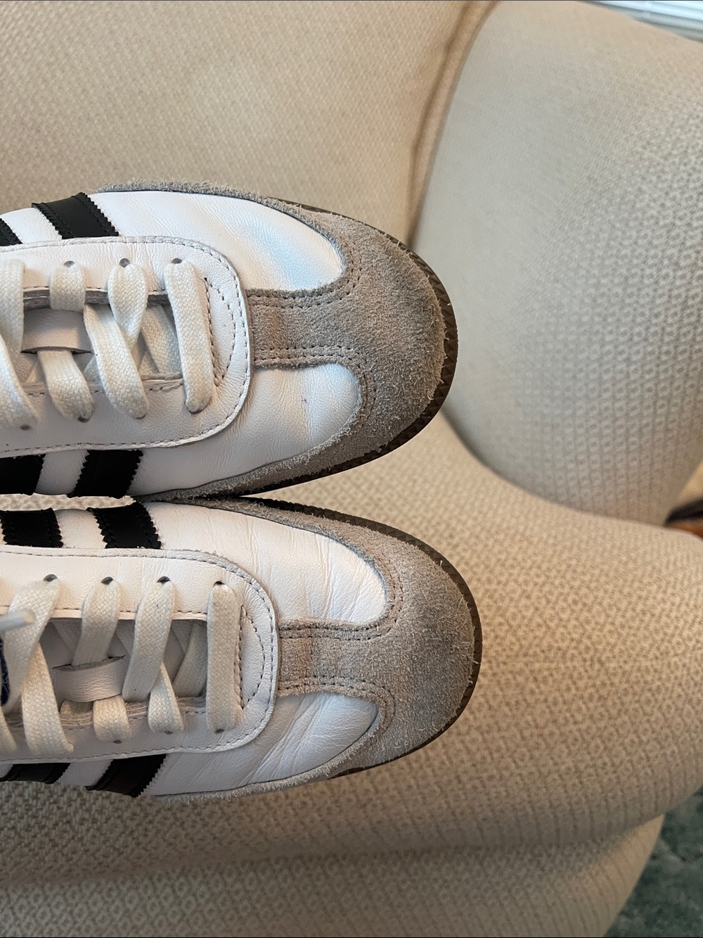adidas Samba Sneakers White Black - Picture 4 of 6